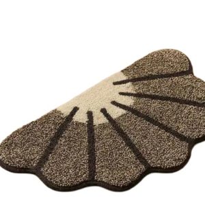 Trendy Half Flower Doormats for Home Entrance | Trendy Alluring Cotton Doormats | Pack of 1