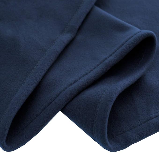 Purav Light Fleece Blanket for Single Bed Soft, Woolen, Winter & Traveling Blanket Ideal AC & All-Season Blanket Polar Fleece & Micro Mink -60" X 90''-1 Pc, Blue| TC - 260